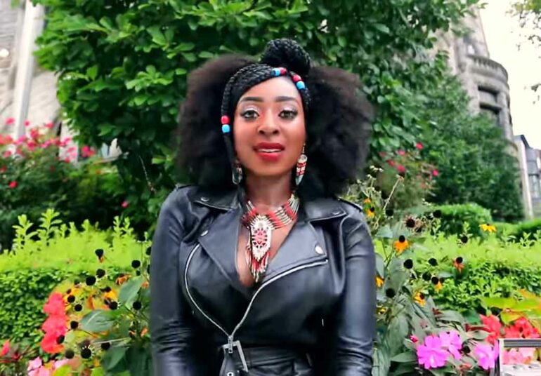 Mickael Marabou en performance à Audiomack Connect, New York