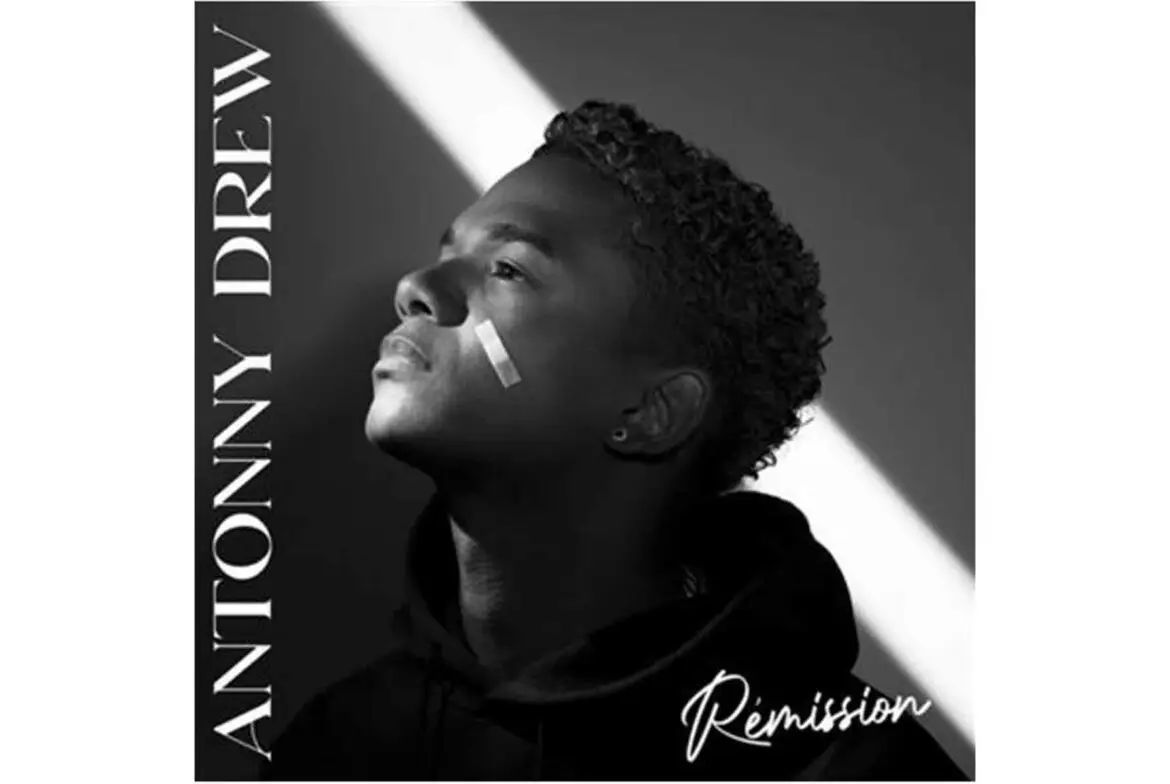 Couverture de l’album « Rémission » d’Antonny Drew, sortie le 26 septembre 2025.