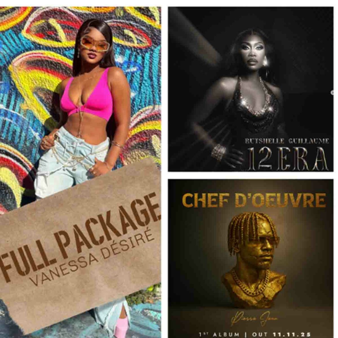 novembre 2025 : Vanesa Désiré avec Full Package, Pierre Jean avec Chef-d’œuvre et Ruthshelle Guillaume